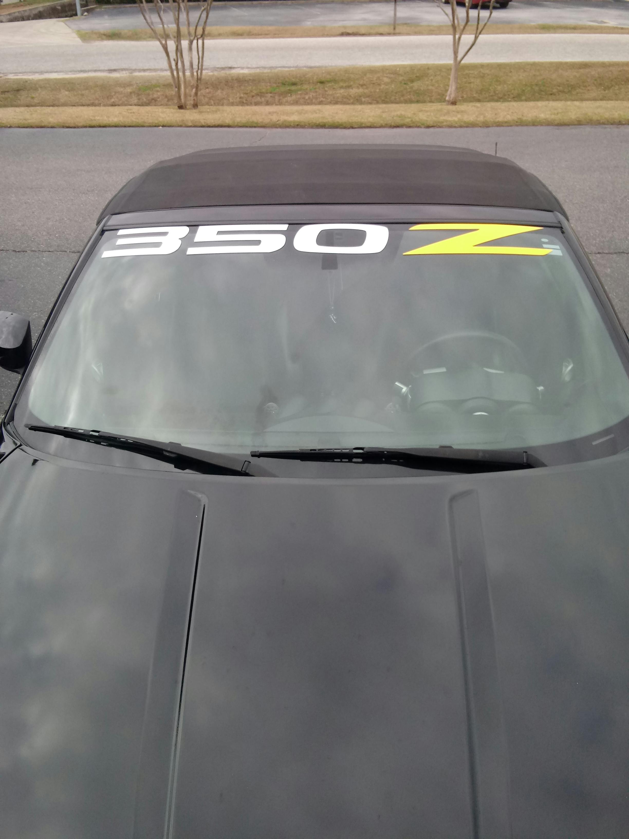 For NOTORIOUS VQS Reverse CutWindshield Banner 10x62 370z 350z - Foto 5